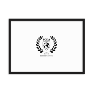Toda University Framed matte paper poster