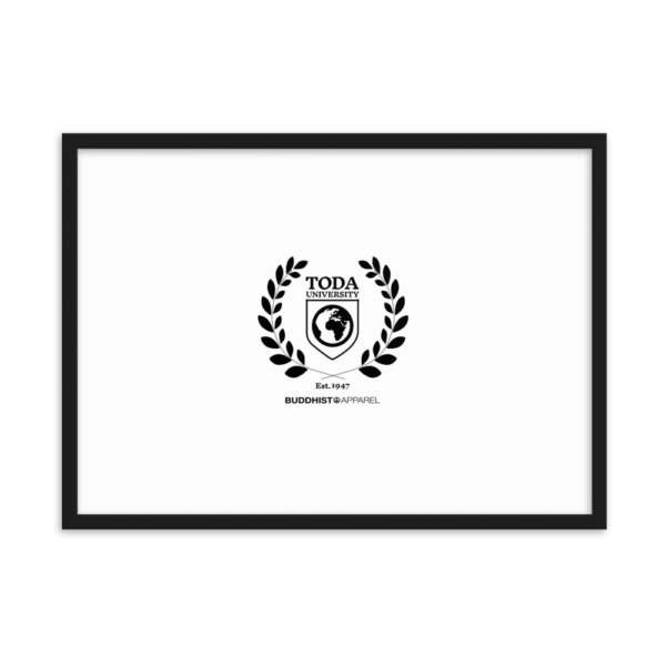 Toda University Framed matte paper poster