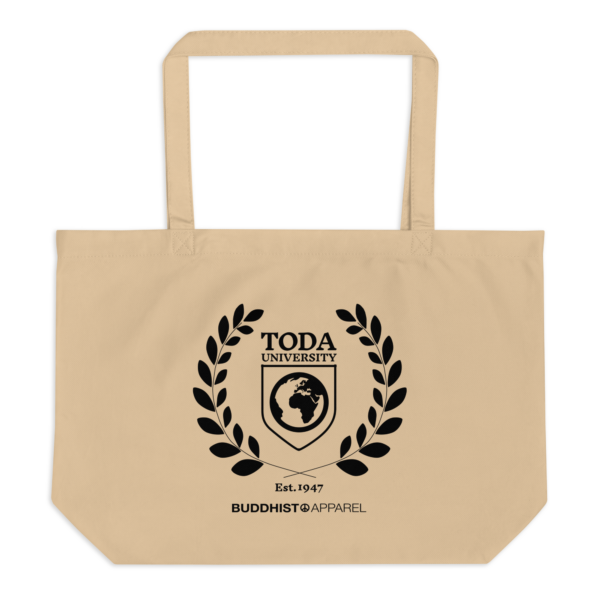 Toda University Large organic tote bag