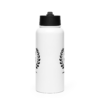 Toda University Stainless steel water bottle with a straw lid
