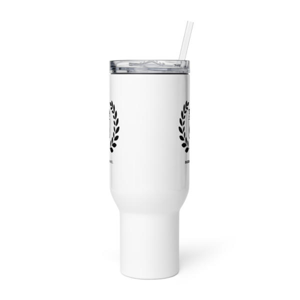 Toda University Travel mug with a handle