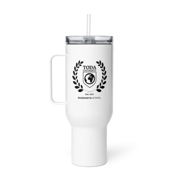 Toda University Travel mug with a handle