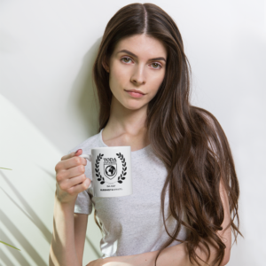 Toda University White glossy mug